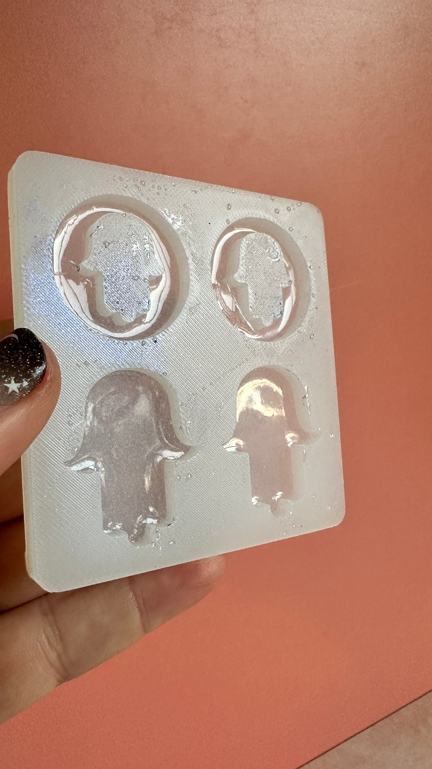 Hamsa Hand of Fatima Blessings Silicone mold - Create Along 