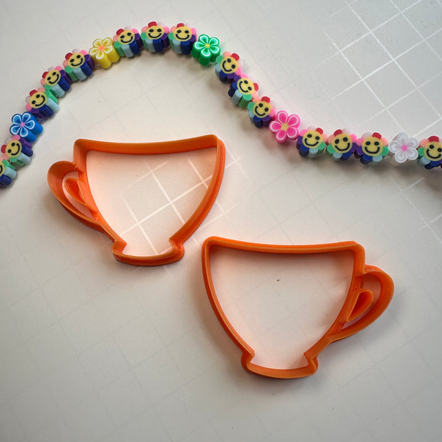 Polymer Clay Mirrored Cutter Set – Teacups | DIY Clay Earrings & Charms - Create Along 