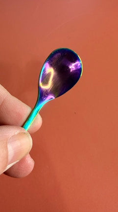 Leafy Metal glitter or powder non-static scooping spoon
