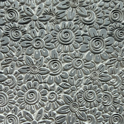 Flower Riot Texture Mat polymer clay rubber Stamp