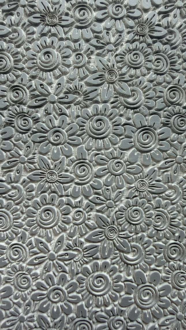 Flower Riot Texture Mat polymer clay rubber Stamp