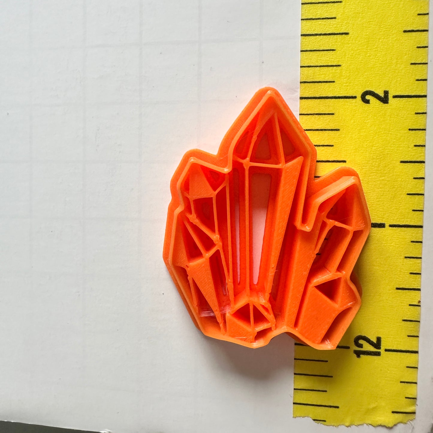 Crystal Cluster Cutter | 2” Polymer Clay Cutter with Detailed Impression