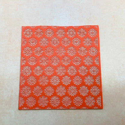 Norwegian Snowflake Nordic Star Quilt Boho Rubber Stamp Texture Sheet Mat - Create Along 
