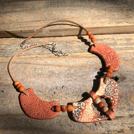 Bib Collar polymer clay cutter set jewelry earrings pendant small sharp clay cutters bib neckpiece - Create Along 
