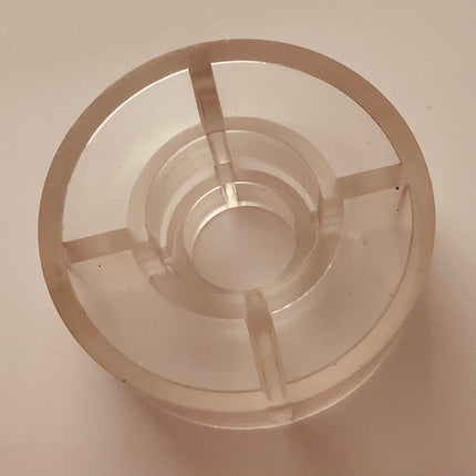 Caulk gun adapter for polymer clay push extruder - Create Along 