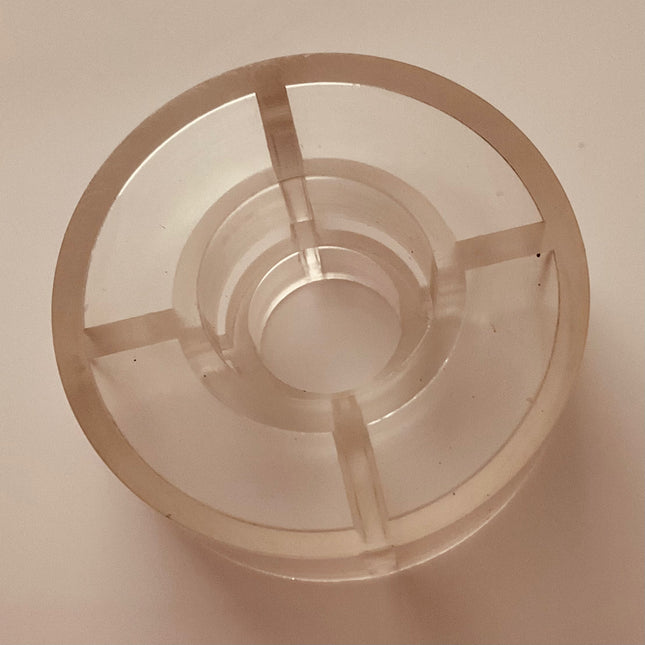 Caulk gun adapter for polymer clay push extruder - Create Along 