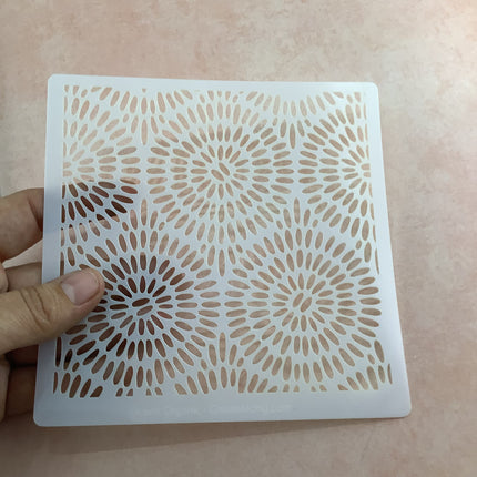 Ocean Organic Mylar Clay Stencil Texture Sheet - Create Along 