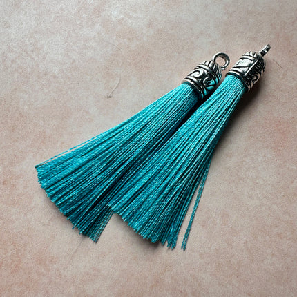 Bookmark or earring boho tassels set of 2 - Create Along 