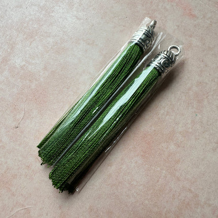 Bookmark or earring boho tassels set of 2 - Create Along 