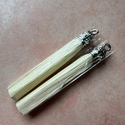 Bookmark or earring boho tassels set of 2 - Create Along 