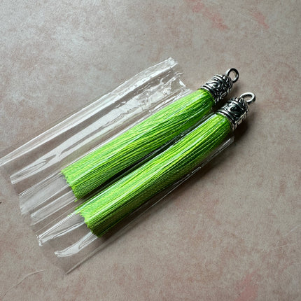Bookmark or earring boho tassels set of 2 - Create Along 