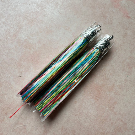Bookmark or earring boho tassels set of 2 - Create Along 