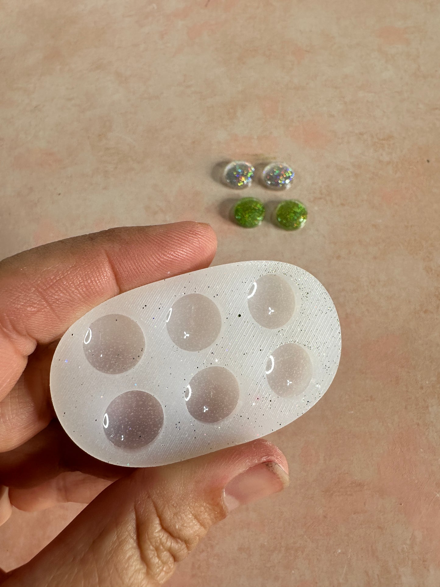 Stud & Dot Silicone Mold – Choose 20mm, 15mm, or 12mm