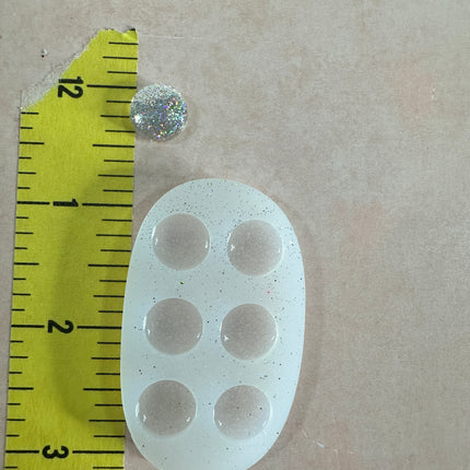 Stud & Dot Silicone Mold – Choose 20mm, 15mm, 12mm, 10mm - Create Along 