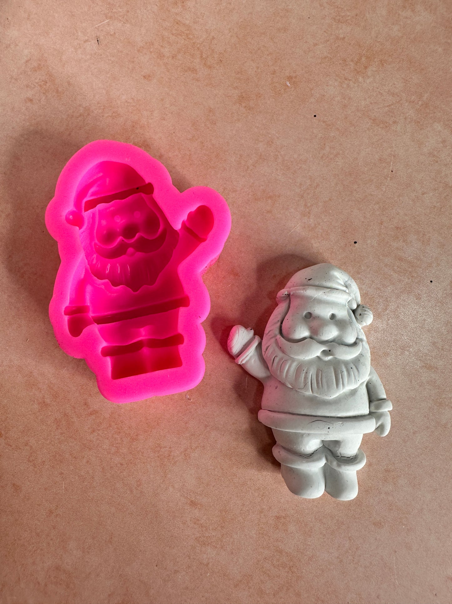 Santa Claus clay mold Christmas Winter crafting