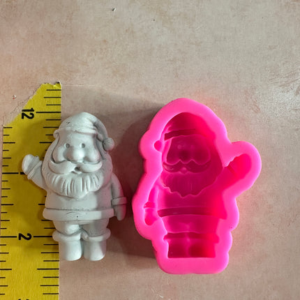 Santa Claus clay mold Christmas Winter crafting - Create Along 