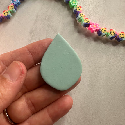 Earring Basics Organic Teardrop Rounded polymer clay cutter - Create Along 