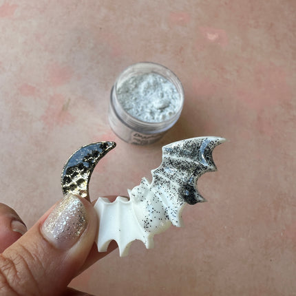 Dazzle Dust Clear + Black Glitter powder coat - Create Along 