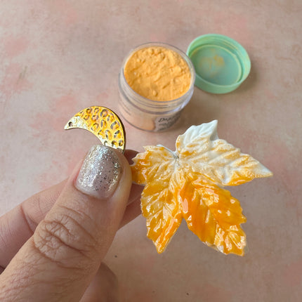 Dazzle Dust Golden Orange Glow powder coat - Create Along 
