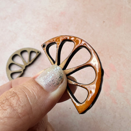 Dazzle Dust Golden Orange Glow powder coat - Create Along 