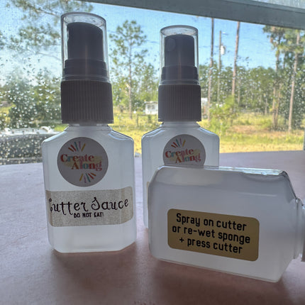 Cutter Sauce™ spray release for polymer clay imprint cutters and stamps - Create Along 