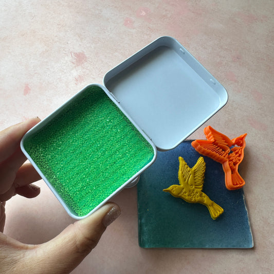 Cutter Sauce™ Tin release for polymer clay imprint cutters and stamps