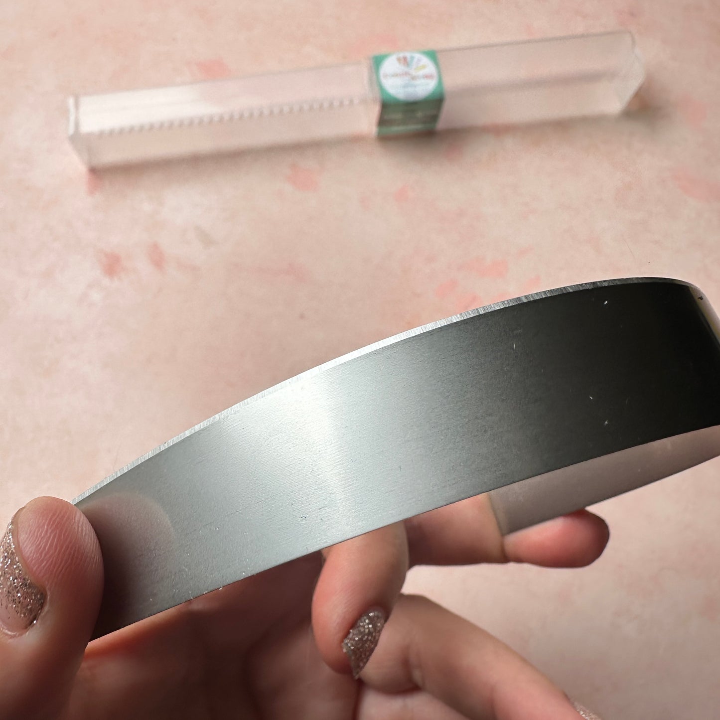 Long Flexible polymer clay slicing blade with case