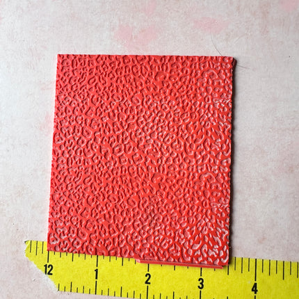 Leopard Cheetah Skin Print Polymer Clay Texture Stamp Gelli plate paper printing - Create Along 
