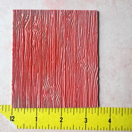 Wood Planks Fairy Door Polymer Clay Texture Stamp Gelli plate paper printing - Create Along 
