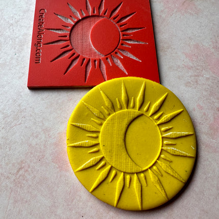 Rubber stamp Mystical SunRays - Create Along 