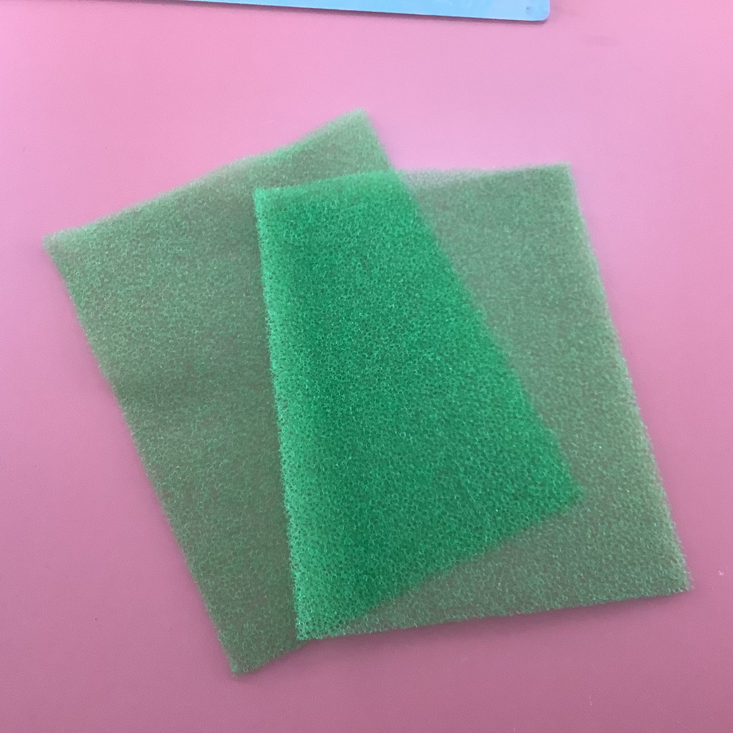 Green Sponge for polymer clay texture techniques