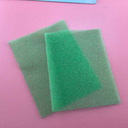 Green Sponge for polymer clay texture techniques - Create Along 