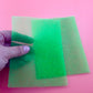 Green Sponge for polymer clay texture techniques