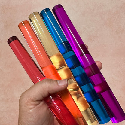 Clay Rolling Rod Acrylic Rods in Rainbow Colors - Create Along 