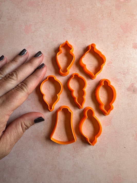 Ornament Clay Cutter for earrings, tags and small Christmas Tree