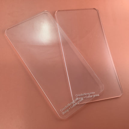 Acrylic Presses for Silicone Texture Mats, Rolling logs and snakes, and pressing cutters - Create Along 