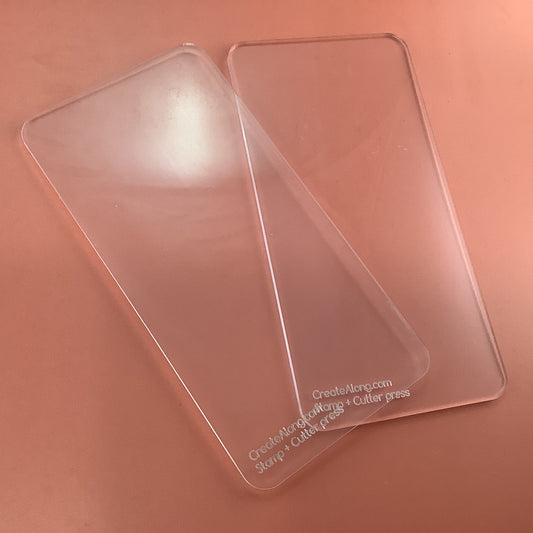 Acrylic Presses for Silicone Texture Mats, Rolling logs and snakes, and pressing cutters