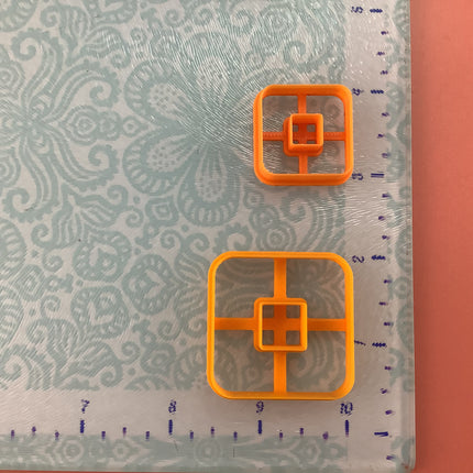 Milo Rounded Square Donut Clay Cutter - Create Along 