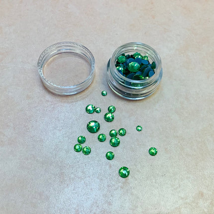 Crystal Rhinestone multi size Hot Fix bake-able glue heat set embellishment - Create Along 