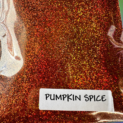 Pumpkin Spice UF Glitter for pens candles earrings clay resin mugs slime tumblers nail art 2 oz - Create Along 