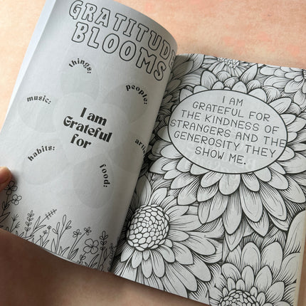 Color your Life with Gratitude daily prompt coloring writing journal - Create Along 