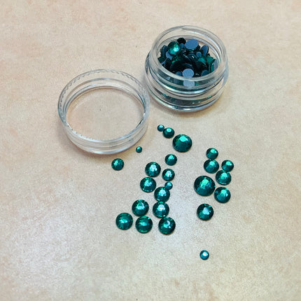 Crystal Rhinestone multi size Hot Fix bake-able glue heat set embellishment - Create Along 