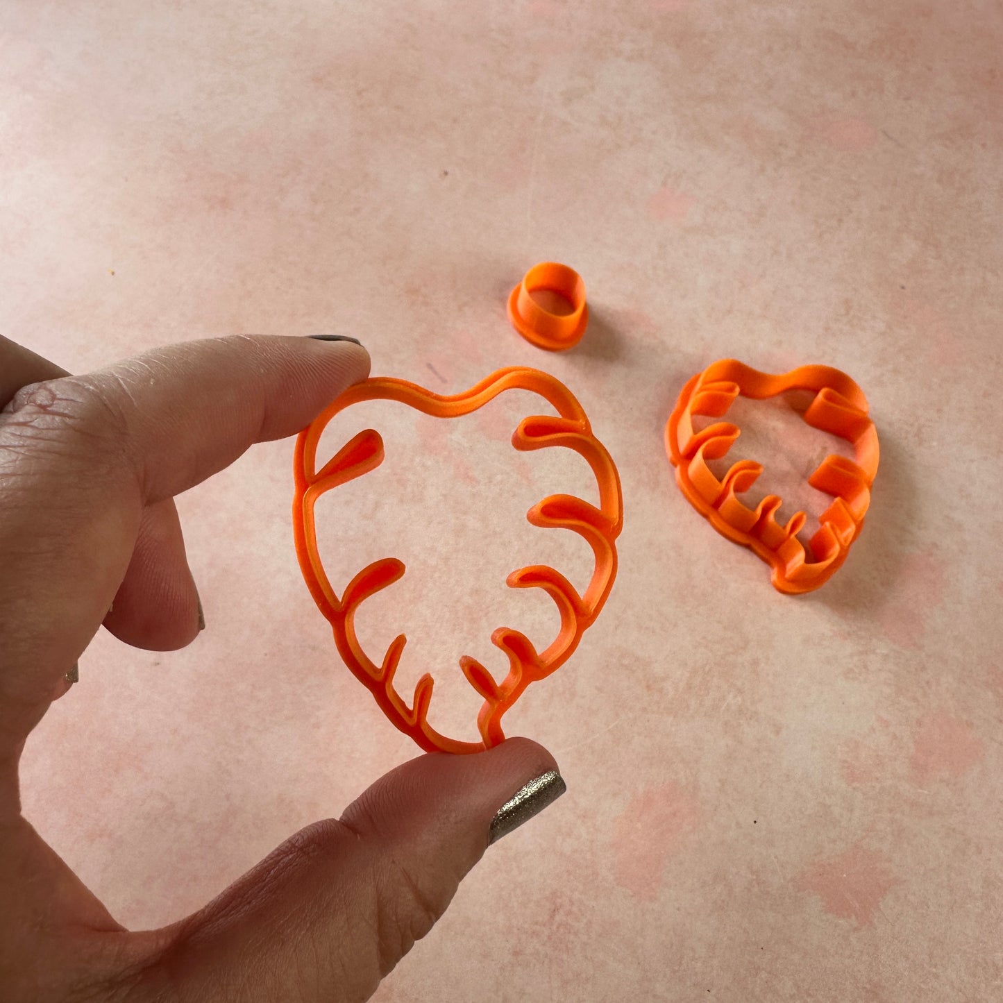 Monstera Leaf polymer clay earring cutter set