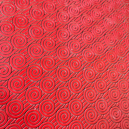 Spiral Wave | Art Deco Inspired polymer clay rubber stamp texture - Create Along 
