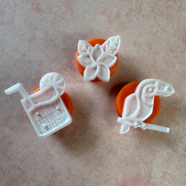 You Can Toucan Tropical Texture Tips mini stamp set - Create Along 