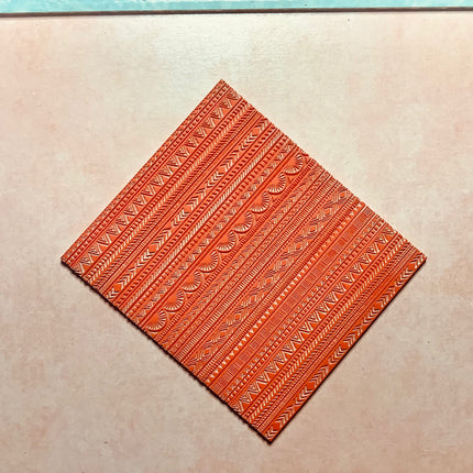 So Boho Rubber Stamp Texture Sheet Mat for polymer clay metal clay mixed media gelli - Create Along 