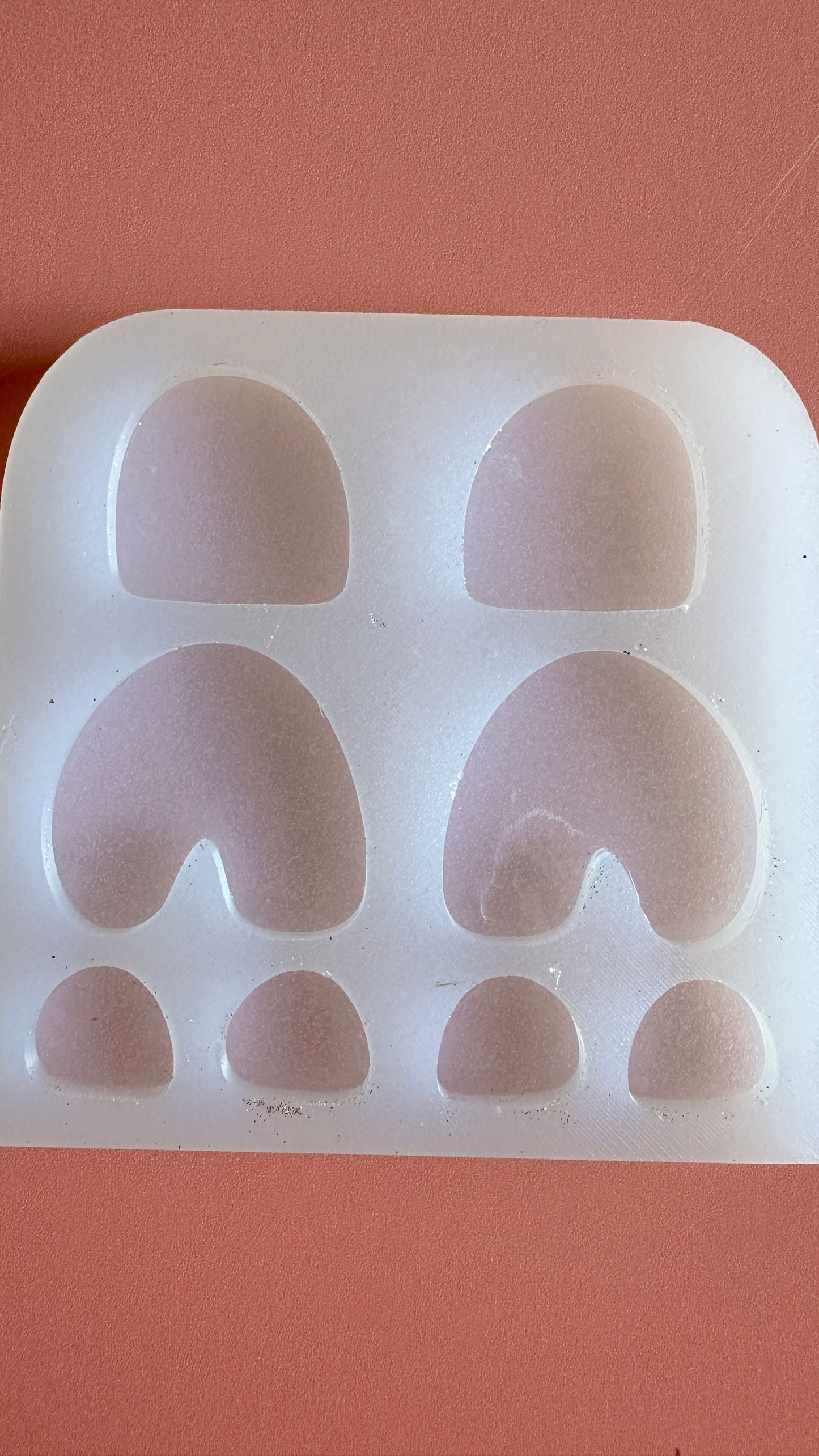 Soft Rainbow Arches Silicone Mold UV resin polymer clay - Create Along 