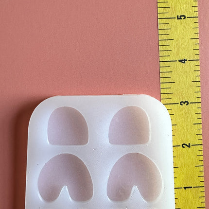 Soft Rainbow Arches Silicone Mold UV resin polymer clay - Create Along 