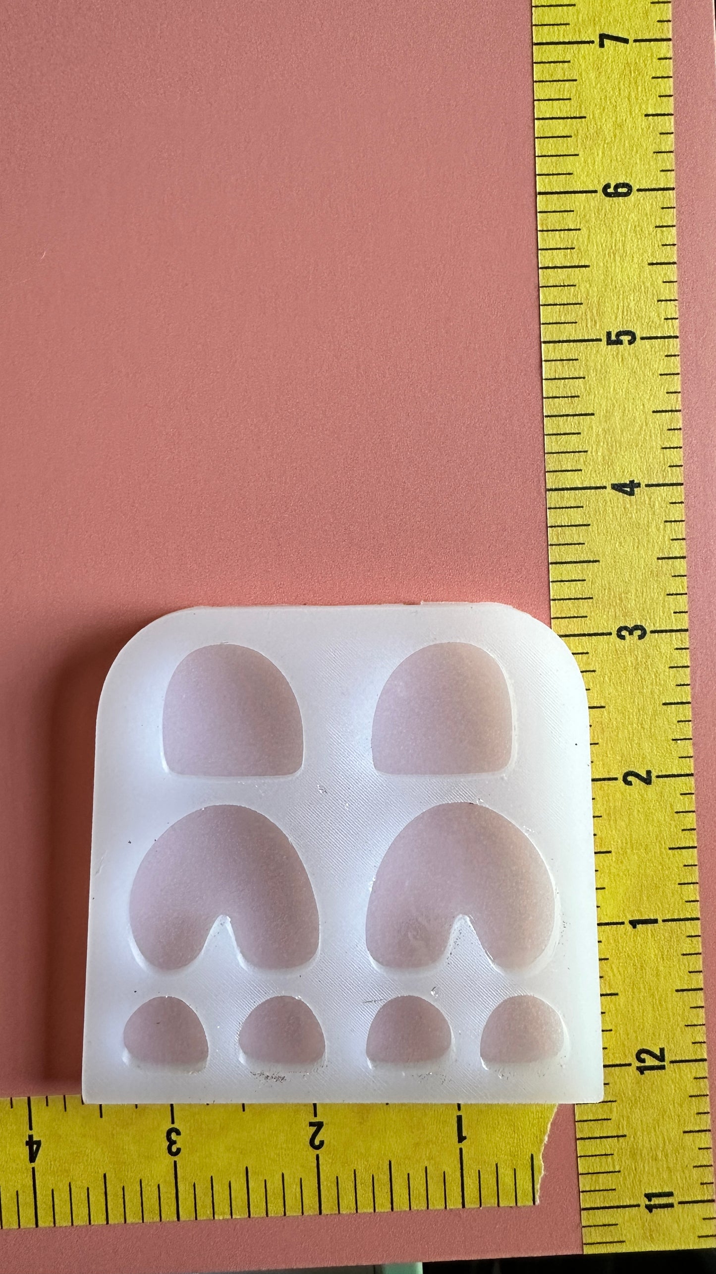 Soft Rainbow Arches Silicone Mold UV resin polymer clay - Create Along 