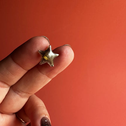 Tiny pre-domed star UV resin clay silicone mold - Create Along 